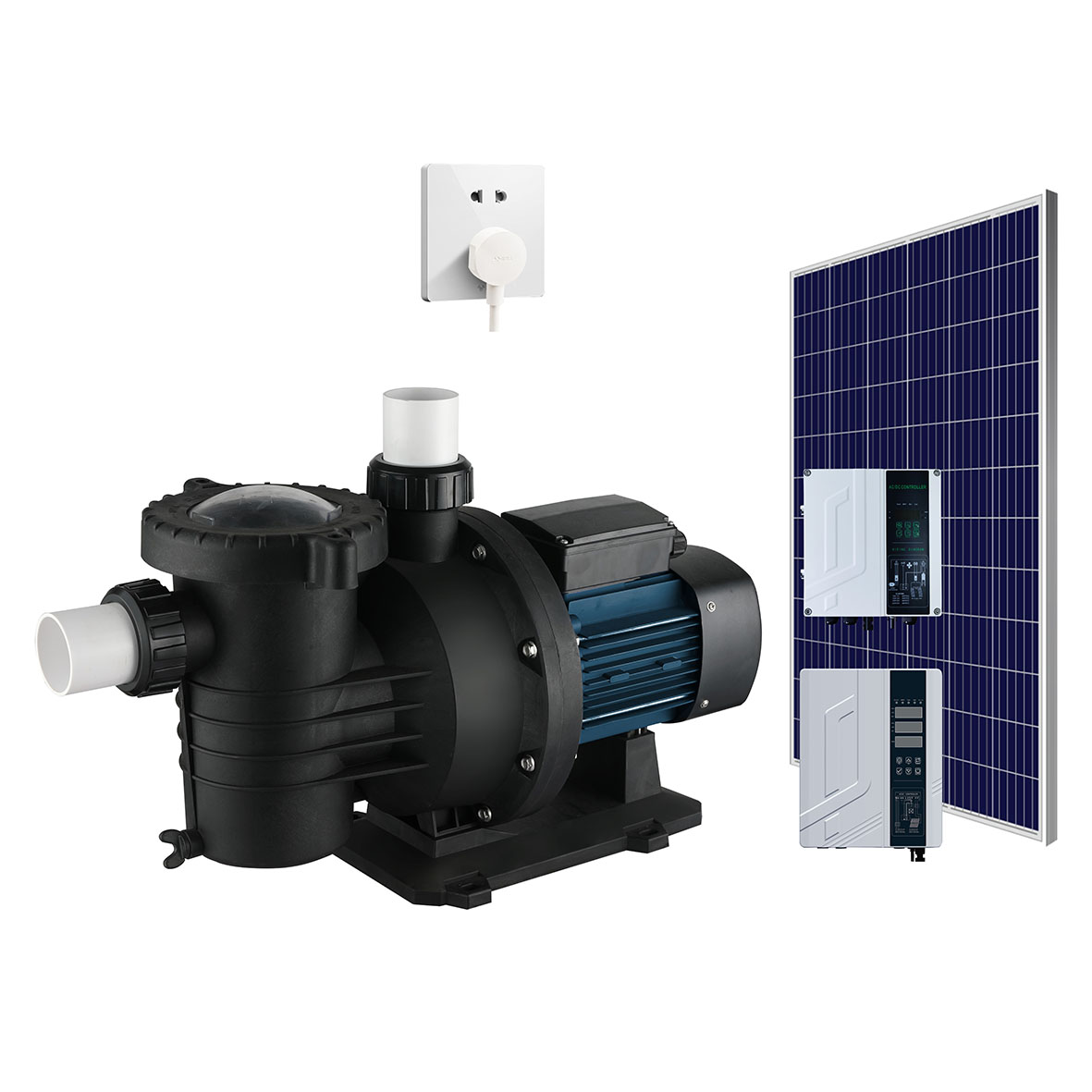 AC DC Hybrid Pool Pump Pump