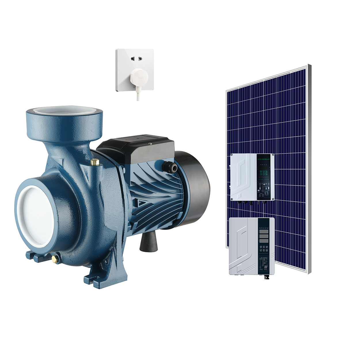 AC DC المدخلات الطاقة الشمسية تعمل بالري الزراعي